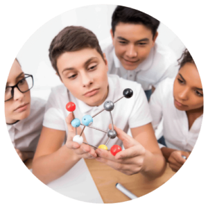 Teens in science class - the foundation